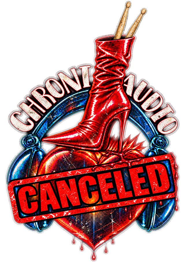 Chronic Audio logo stamped CANCELED